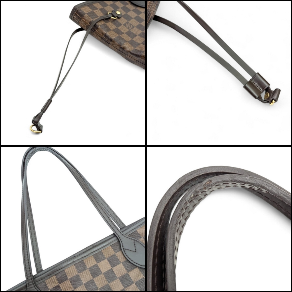 ✨️Authentic Louis Vuitton Neverfull MM Damier Ebene Bag - Picture 8 of 16